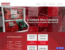 Tablet Screenshot of inyemot.com.ar
